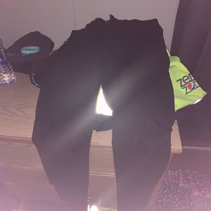 Black stretchy skinny jeans , American Eagle